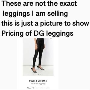 🌹🎁🌹 DOLCE GABBANA Leggings NEVER Worn 🌹🎁🌹